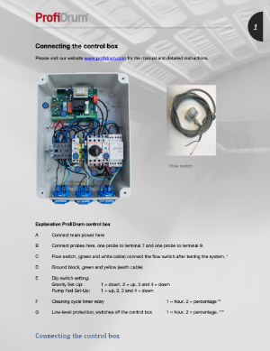 User Manual ProfiDrum Connect Control Box